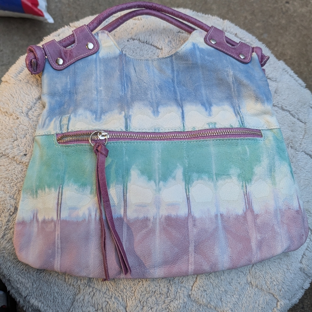 Pietro Alessandro Tye Dyed Leather Handbag NYC